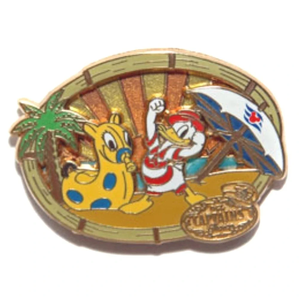 Vintage Disney Pin Donald Duck‎ Cruise Line DCL Captains Choice 2006 LE 62343